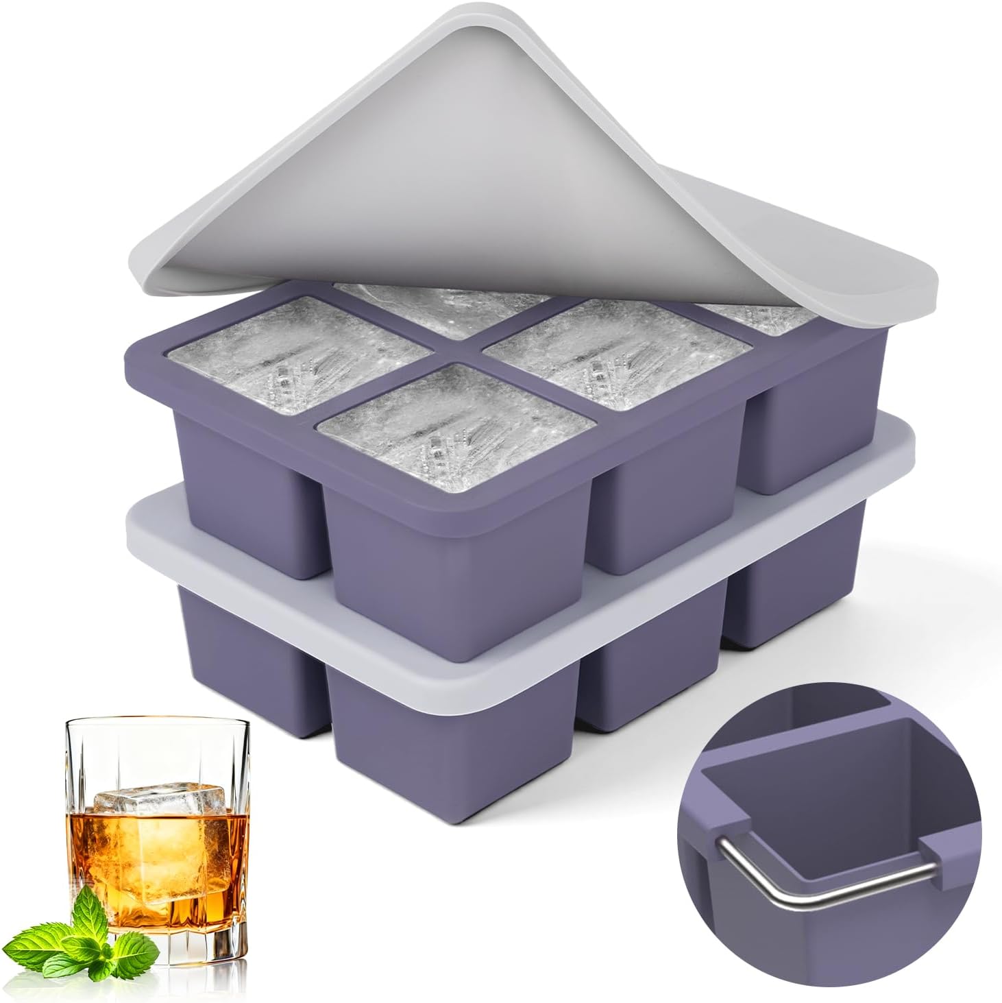 Silicone Mold Tray - Bac à glaçons en silicone :