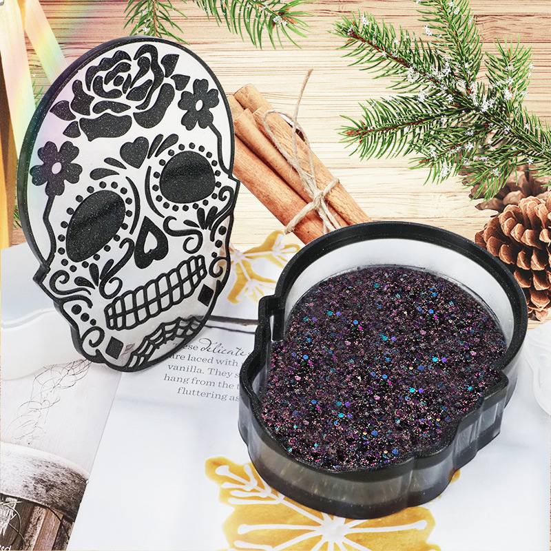 Serving Tray Mold - Moule en résine pour cercueil d'Halloween,