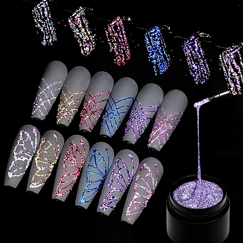 Resin Glitter Pack - Lot de 6 vernis à ongles