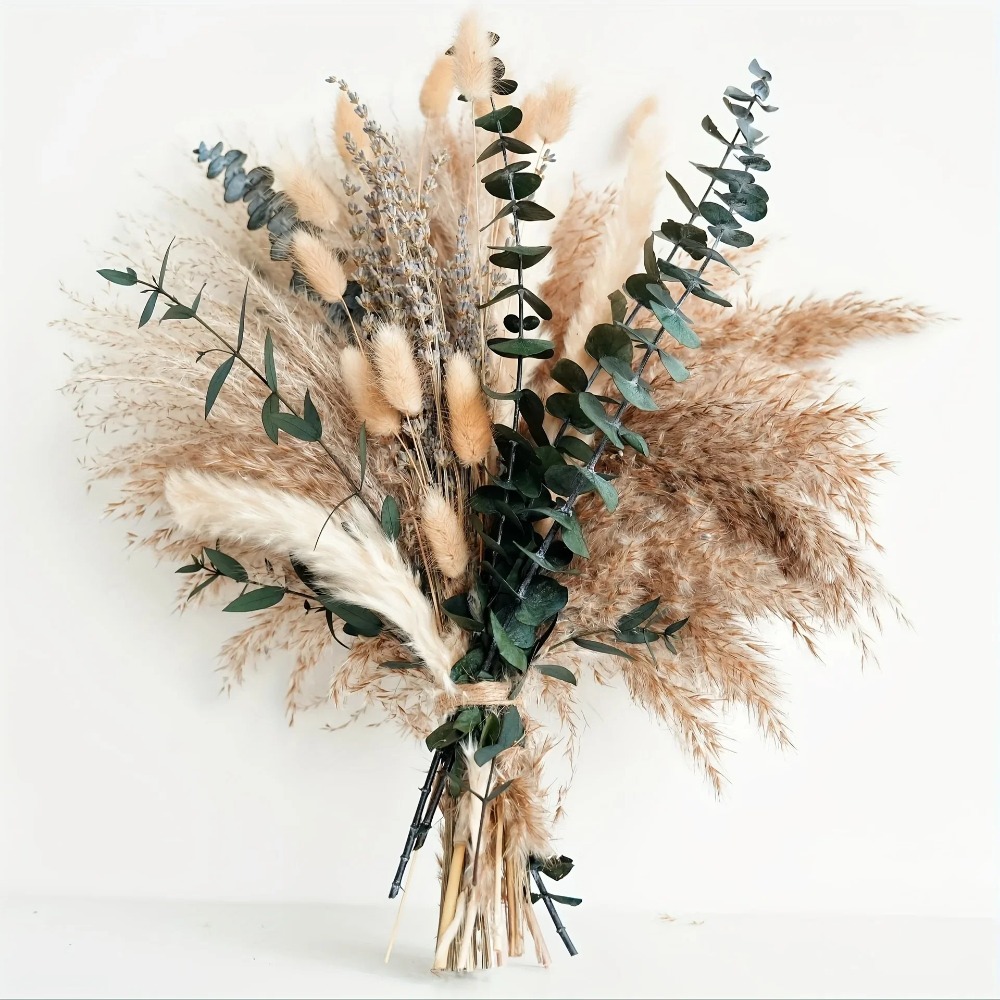 Dried Flower Bulk - Bouquet de fleurs séchées naturelles, 80