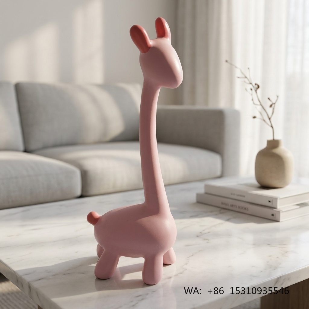 Resin Crafts - Statue de cerf décorative personnalisée écologique