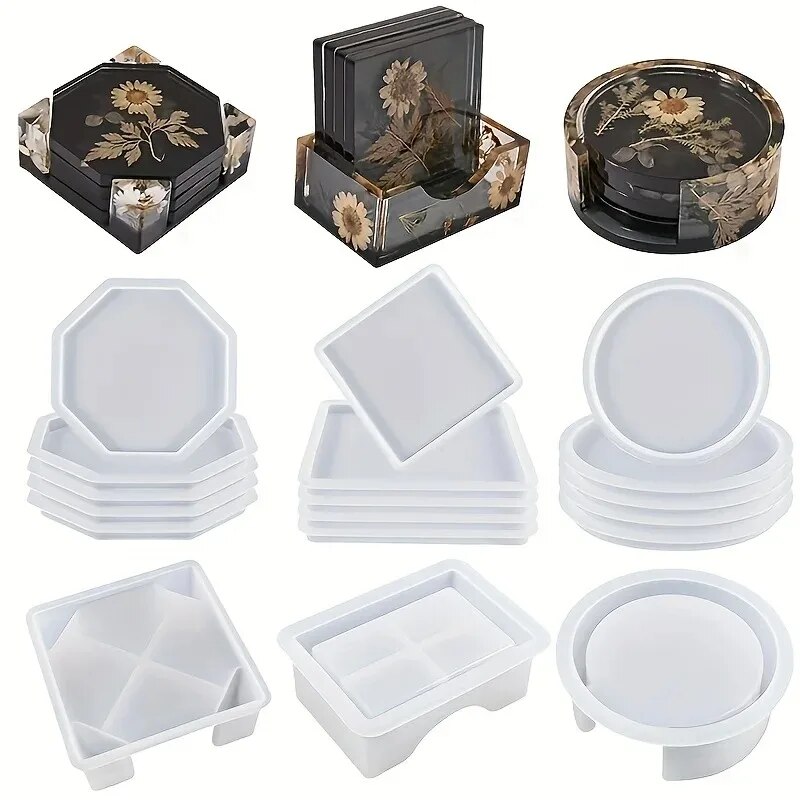 Gold Foil Flakes - Ensemble de moules en résine pour