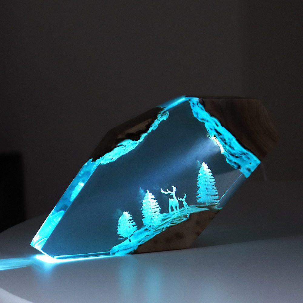 Resin Crafts - Décoration Lumineuse Personnalisée en Résine et