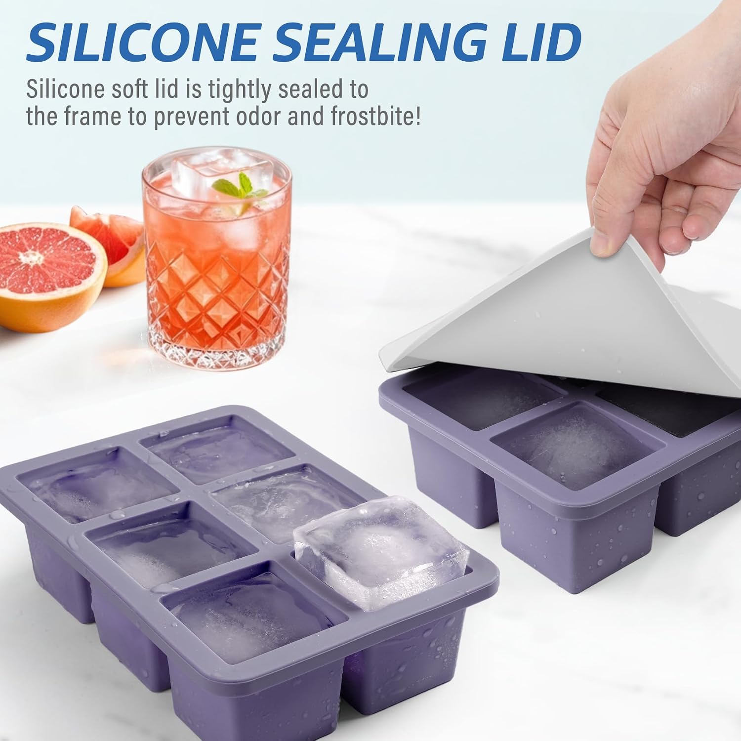Bac à glaçons en silicone : Lo - Silicone Mold Tray avis et prix