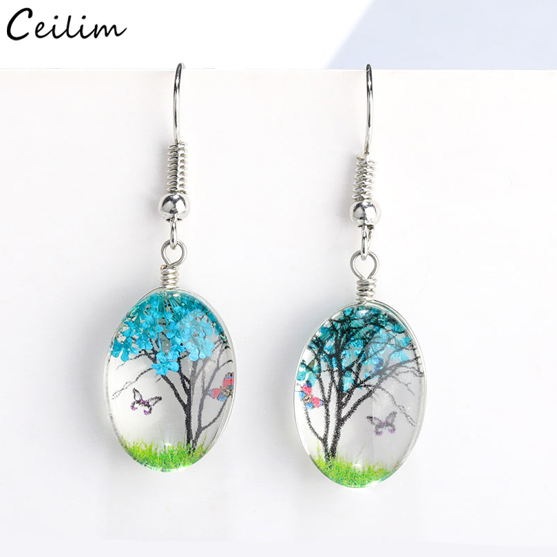Boucles d'oreilles pendantes e - Dried Flower Bulk avis et prix