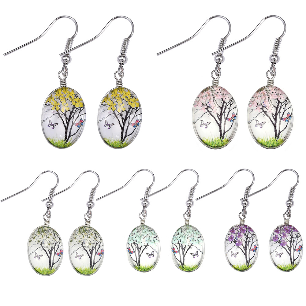 Boucles d'oreilles pendantes e - Dried Flower Bulk avis et prix