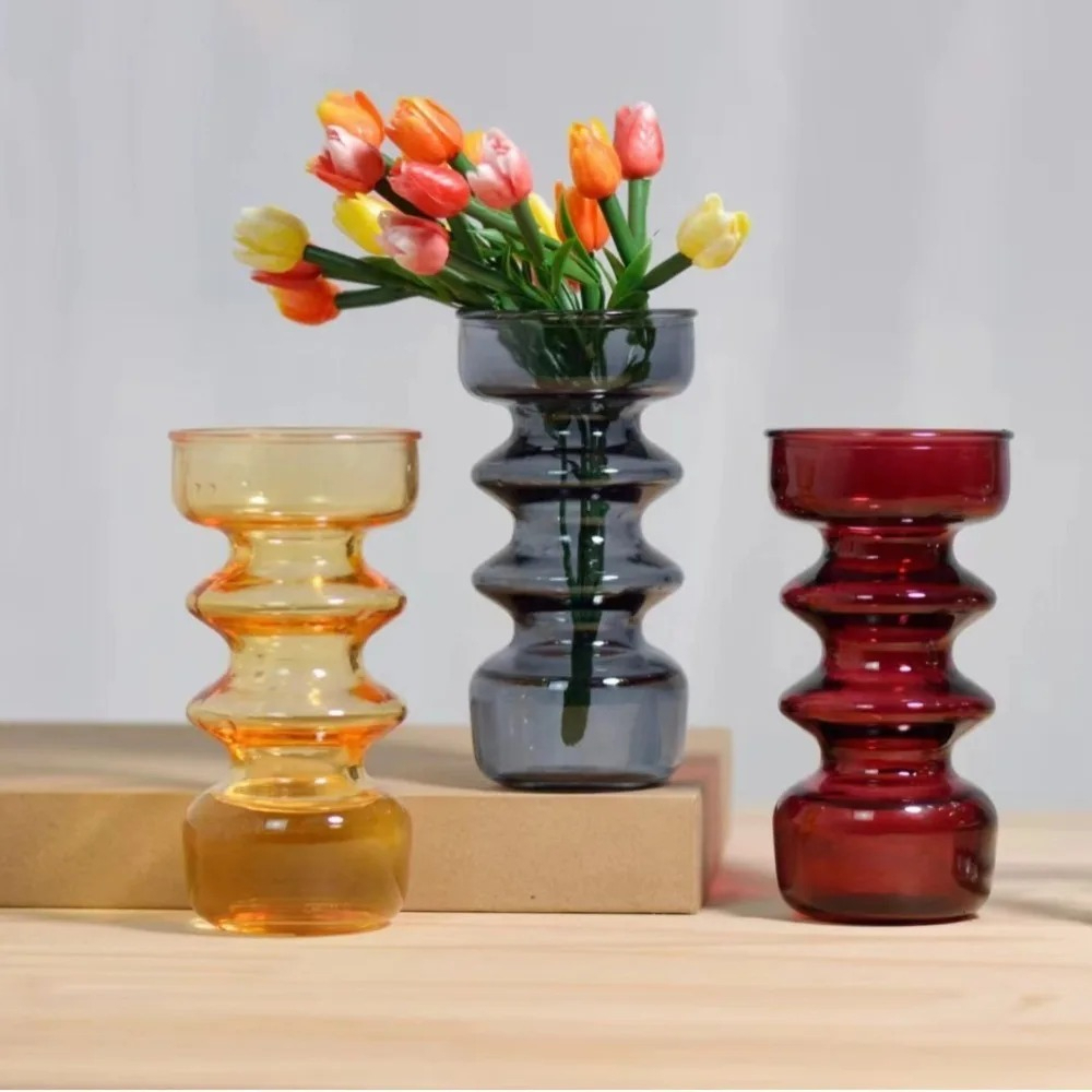 Vases colorés en verre, décora - Dried Flower Bulk avis et prix