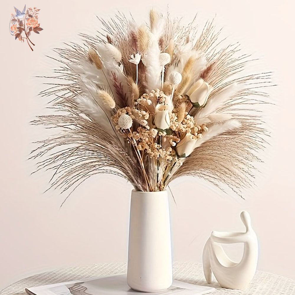 Bouquet de 80 fleurs artificie - Dried Flower Bulk avis et prix