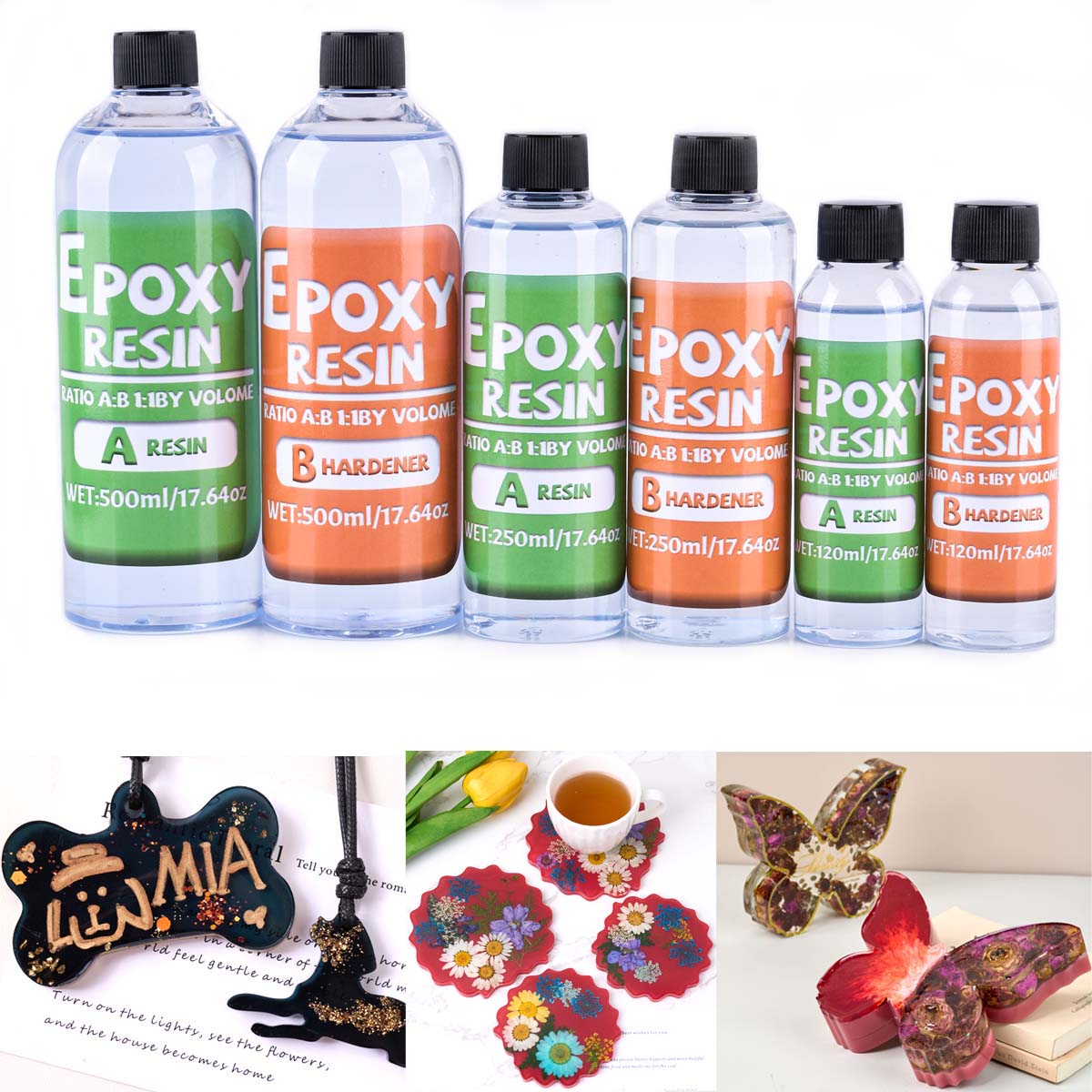 Kit de résine époxy Anti-jauni - Resin Jewelry Kit avis et prix
