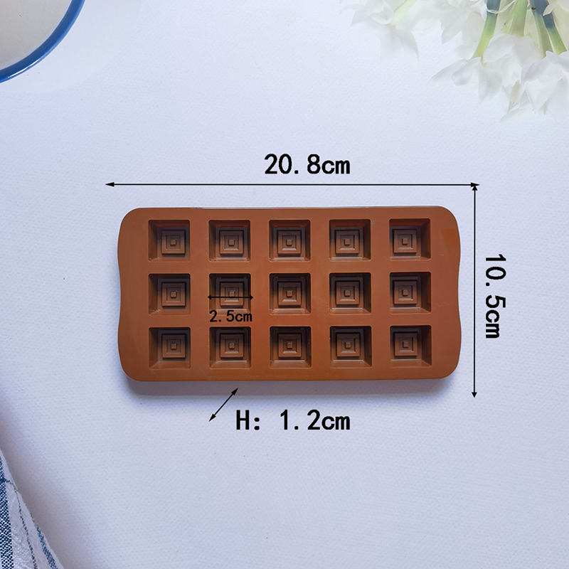 Moule à chocolat carré classiq - Silicone Mold Tray avis et prix