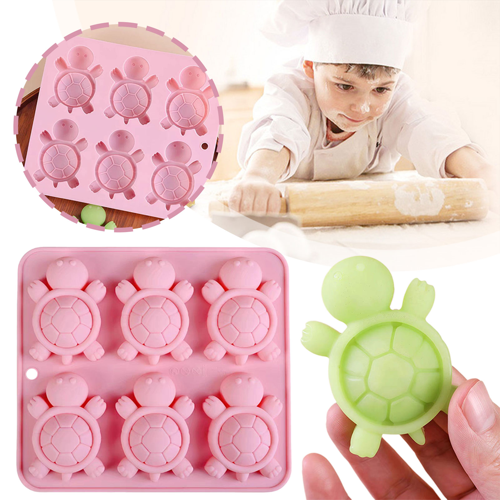 Turtles Ice Tray 3D tortues Tu - Silicone Mold Tray avis et prix