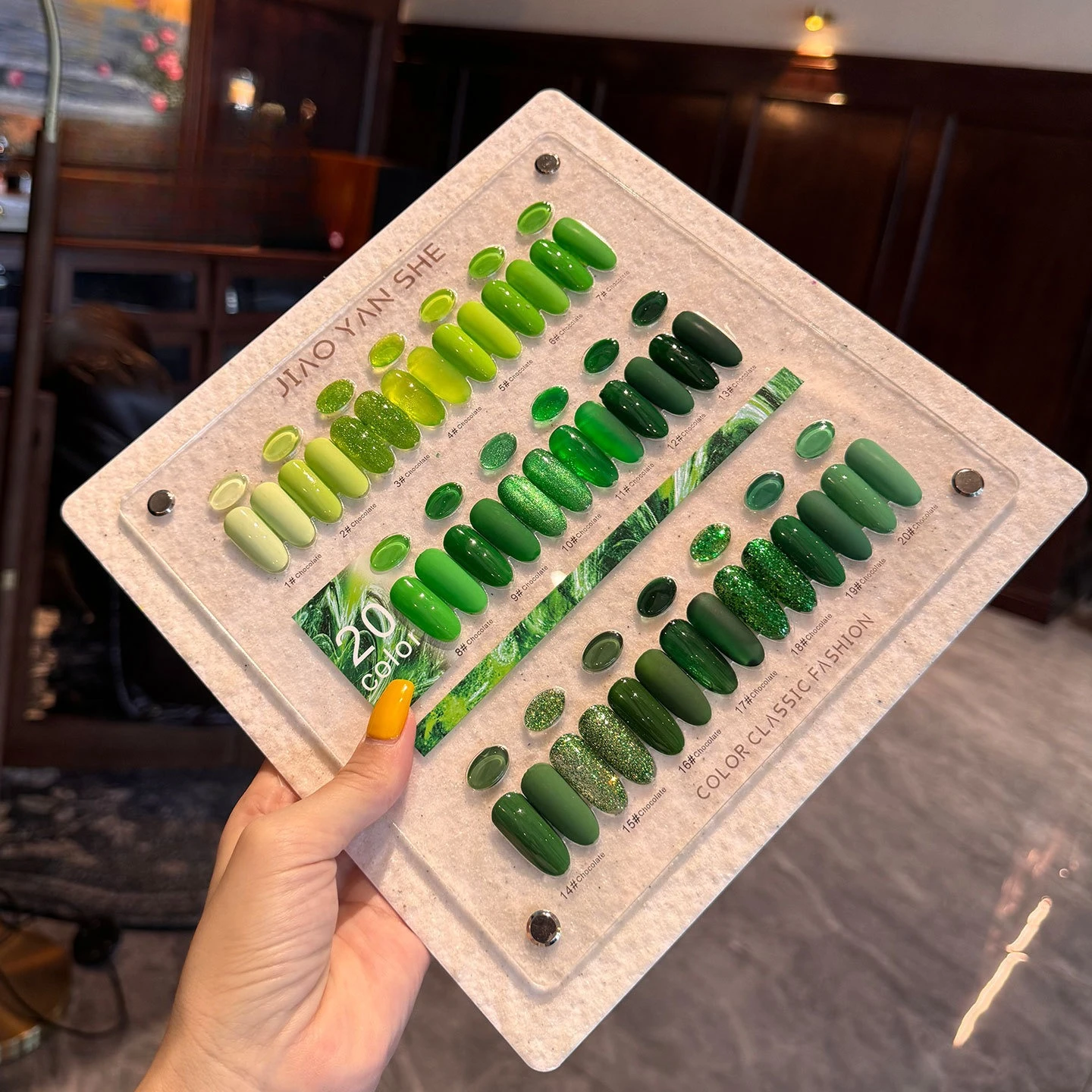 20 pièces/ensemble violet vert - Resin Glitter Pack avis et prix