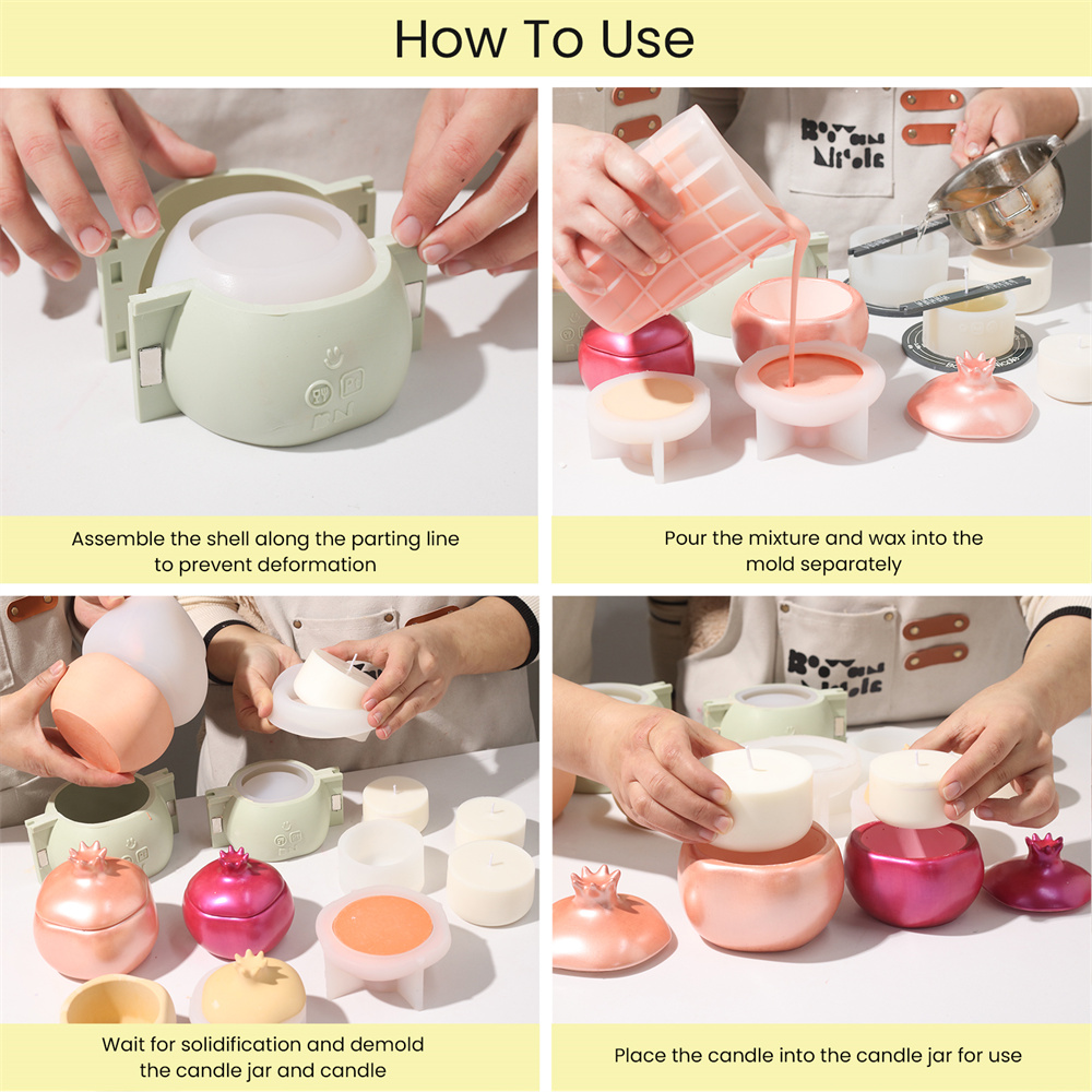 Nicole grenade béton bougie po - Serving Tray Mold avis et prix