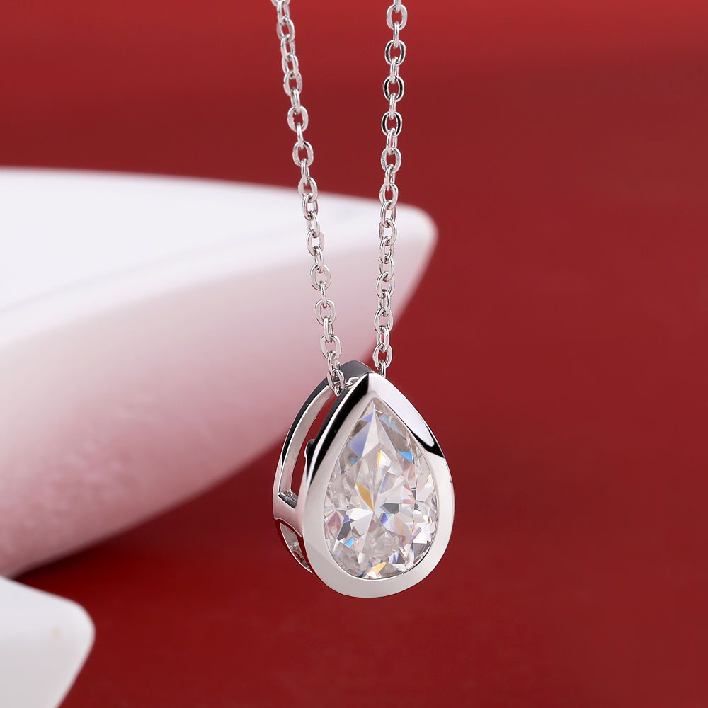 Collier pendentif BXINY 4 cara - Bezels Set Pendant avis et prix