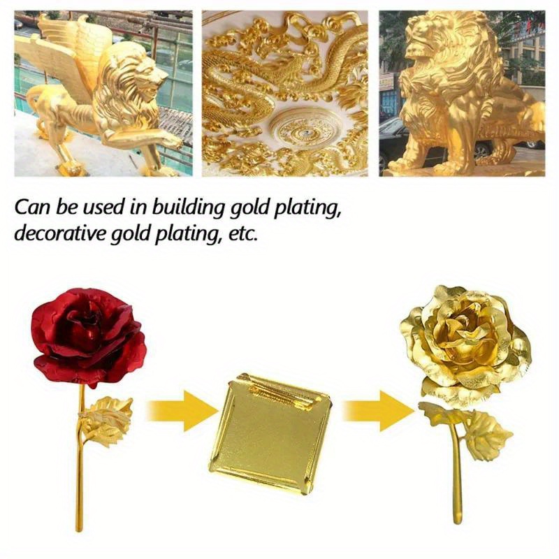 Aomily 9x9cm 100 feuilles prat - Gold Foil Flakes avis et prix