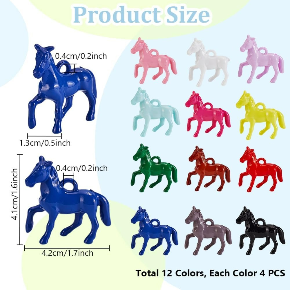 48 pièces pendentifs acrylique - Resin Crafts avis et prix