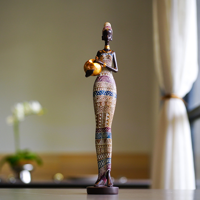 Sculpture rétro africaine de f - Resin Crafts avis et prix