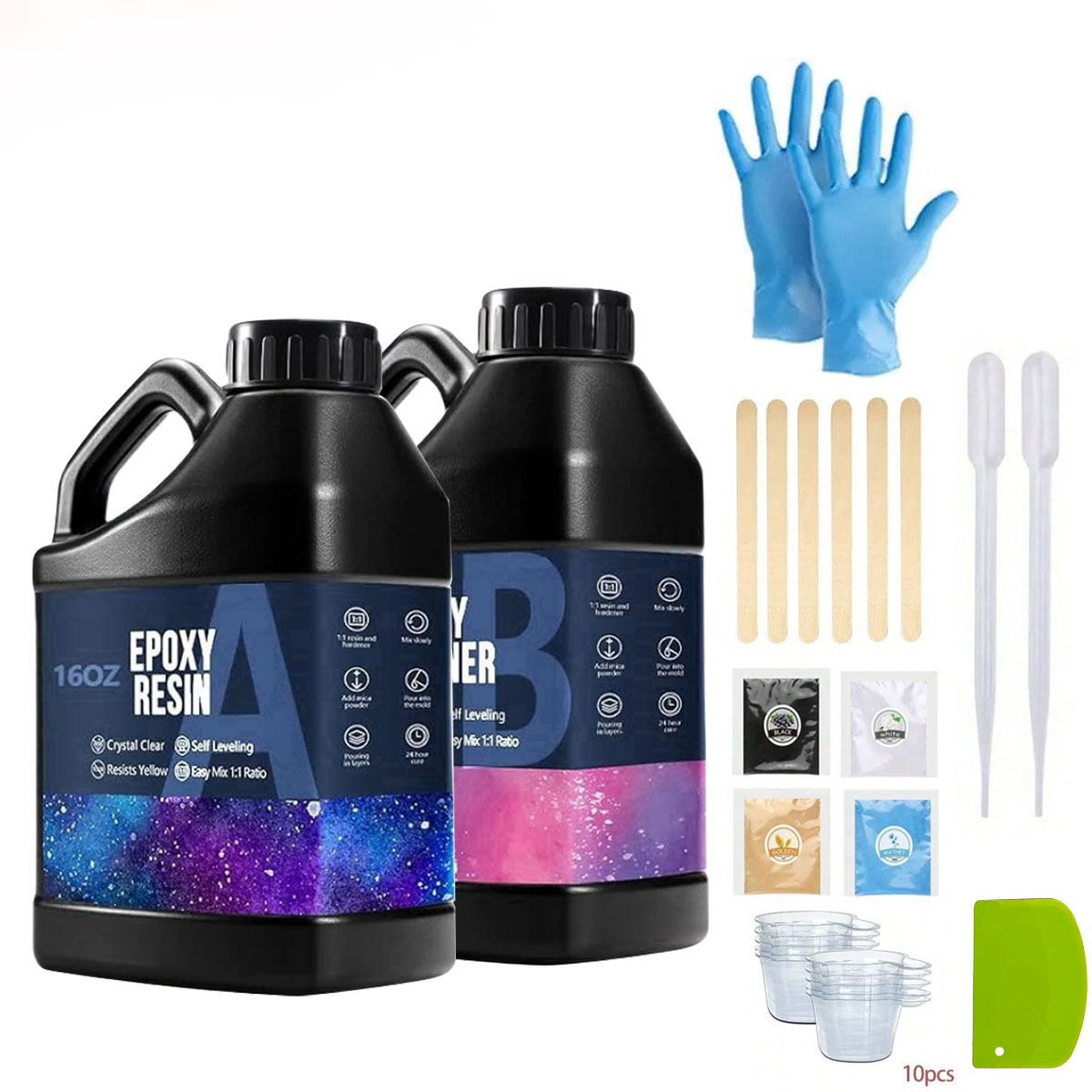 Kit de résine époxy transparen - Resin Jewelry Kit avis et prix