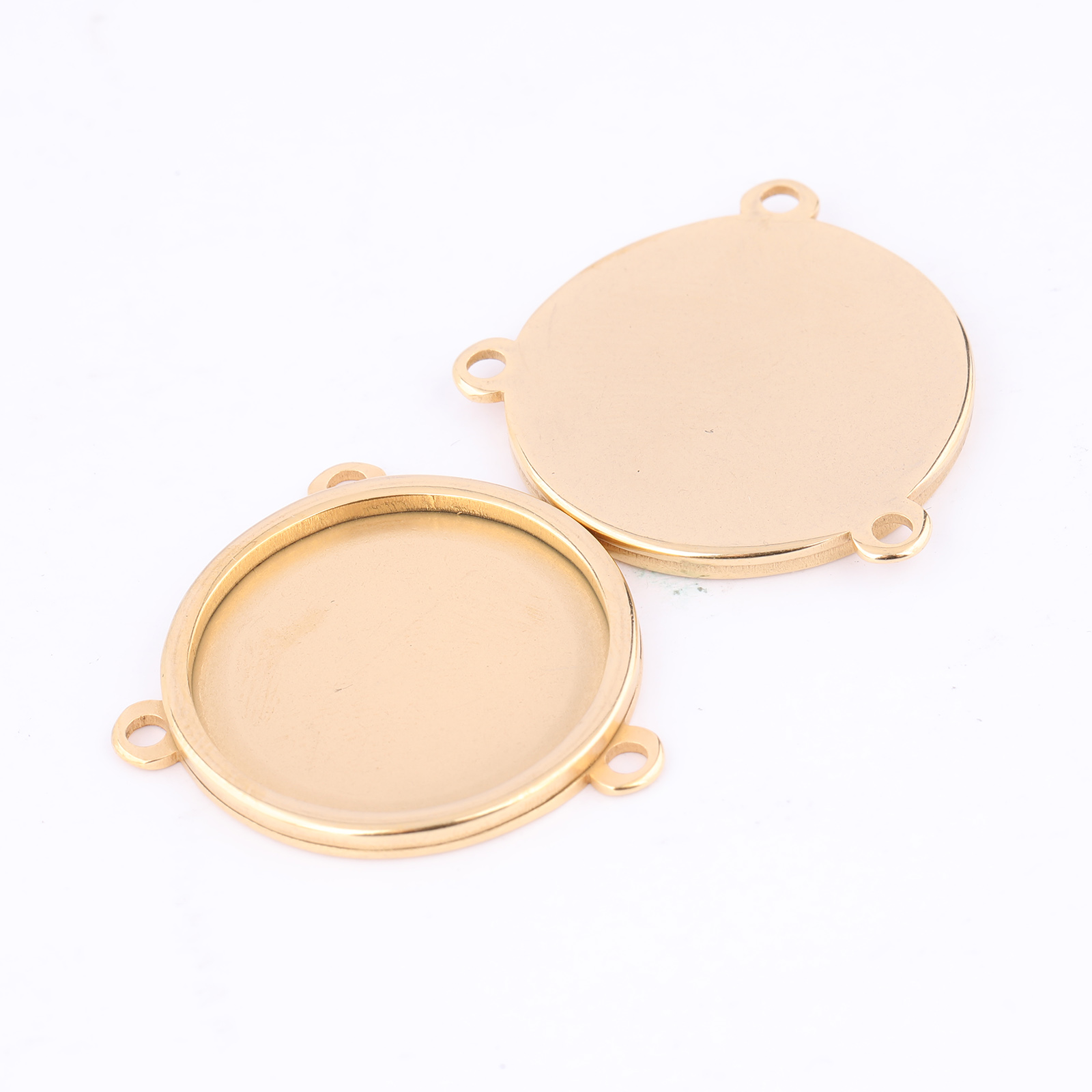 5 pièces en acier inoxydable p - Bezels Set Pendant avis et prix